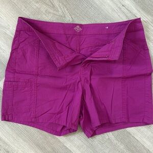 St John’s Bay Women’s Shorts 12 Pink Fuschia